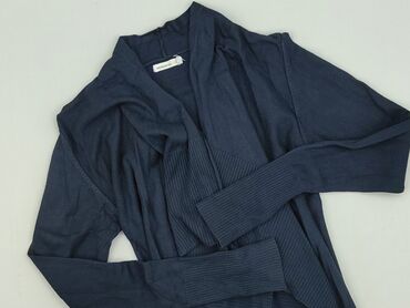 narzutka damska z kapturem: Women`s knitwear, size S