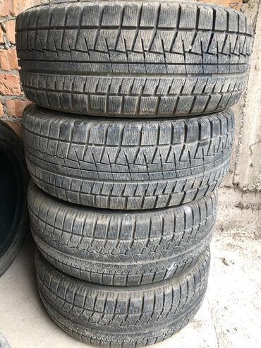 спорт диски: Шиналар 225 / 55 / R 16, Кыш, Колдонулган, Жеңил унаалар, Bridgestone