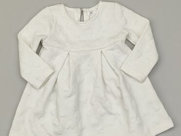biala sukienka boho: Sukienka Pepco, 9-12 m, wzrost - 80 cm., Poliester, stan - Bardzo dobry