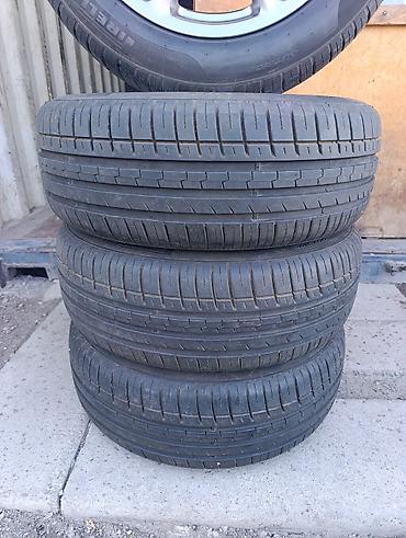 Капкактар: Дөңгөлөктөр монтажда 215 / 55 / R 17, Жай, Колдонулган, Комплект, Жеңил унаалар, Куйма, тешиктери - 5 — 3