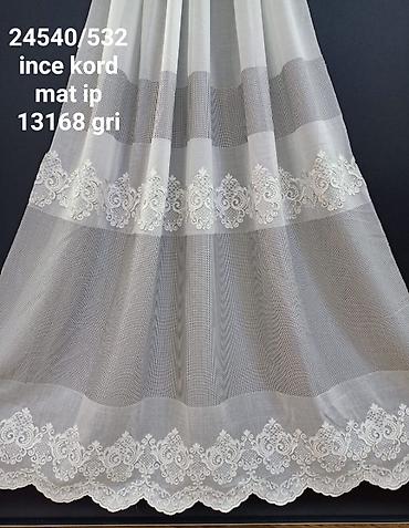 Тюли: Воздушные тюлевые шторы с вышивкой - Материал: легкий полупрозрачный — 29