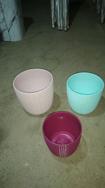 Bitkilər üçün dibçəklər: Dipcək dipcek qablar dipcek qablari gul qabilar Her razmerde ve ferqli — 22