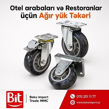 gupur donlar: Ağır Yük Təkərləri – otel arabaları və restoran avadanlıqları üçün - — 1
