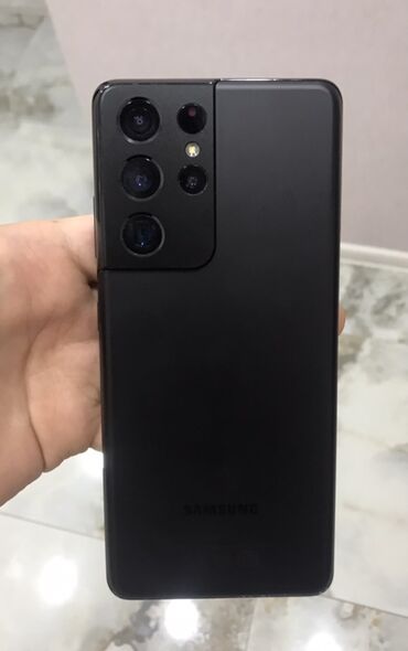 Samsung Galaxy S21 Ultra, 256 ГБ, цвет - Черный, Две SIM карты