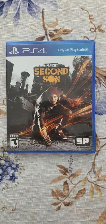 ps 4 qiyməti: Ps 4 üçün Imfamous second son oyunu əla vəziyyətdədir heç bir cızığı