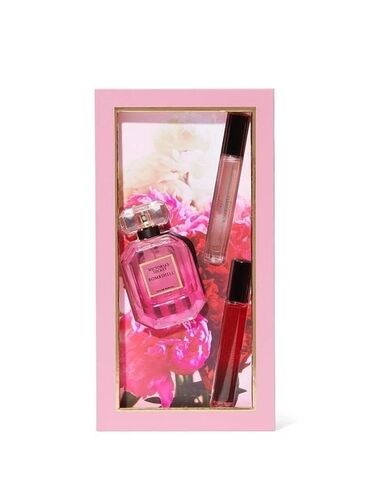 i̇pli qadın kupalnikləri: Victoria's Secret Bombshell Dəst 50ml böyük parfum + 2 ed 7 ml parfum