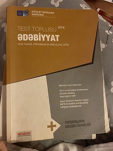Testlər: DİM “Test Toplusu – Ədəbiyyat” (2019) - Yeni təhsil proqramı — 1