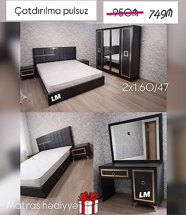 Ev və bağ: *Yataq dəsti* *Sifarişlə və yeni* Qiymət : *749₼* Dəstə daxildir — 1