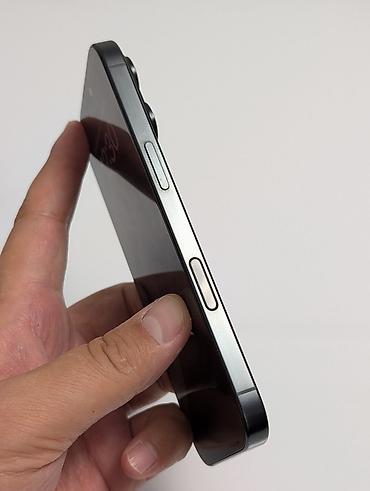 apple iphone: IPhone 16 Pro, Б/у, 256 ГБ, Black Titanium, Чехол, 87 % — 3