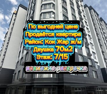 дом на иссык куле купить: 2 бөлмө, 70 кв. м, Элитка, 7 кабат, Евроремонт
