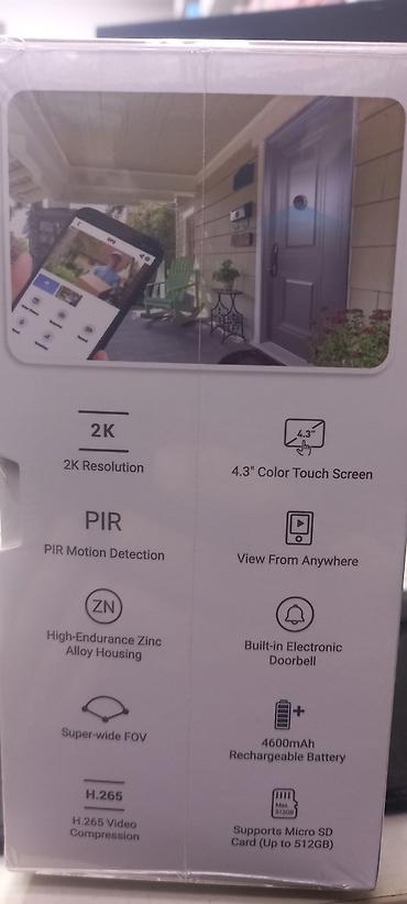 almurut store: EZVIZ Wire-free Peephole Doorbell – умные дверные глазки/звонки без — 5