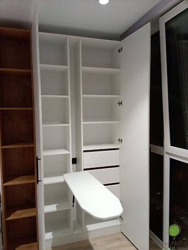 Шифоньеры, шкафы для одежды: Шифоньер, шкаф для одежды, Угловой, ЛДСП — 3