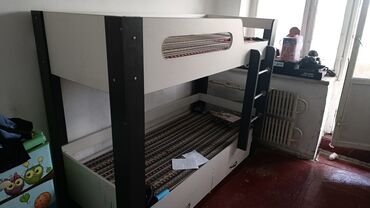 двухъярусные кровати цена: Продаю двухярусную кровать б/у покупали 16000 сом