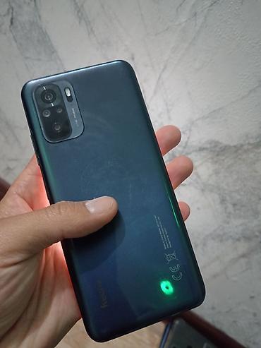 монитор для пу: Redmi, Redmi Note 10, Б/у, 64 ГБ, цвет - Синий, 2 SIM — 1