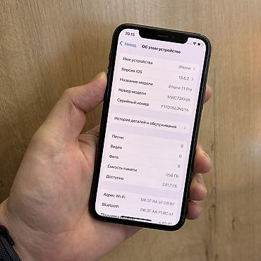 Apple iPhone: IPhone 11 Pro, Б/у, 256 ГБ, Space Gray, Чехол, 100 % — 6