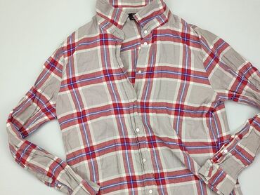 szara bluzki z długim rekawem: Koszula Damska, H&M, S, stan - Dobry