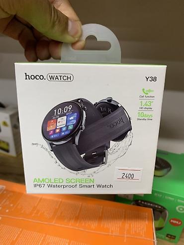 xiomi 15: Смарт‑часы Hoco Watch Y38 - Дисплей: HD AMOLED — яркий, контрастный — 1