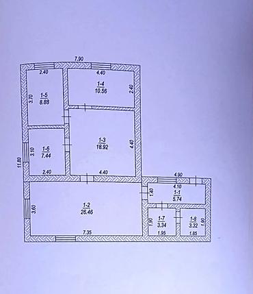 сдаю ком: 5 комнат, 85 м², Нижний Норус — 10