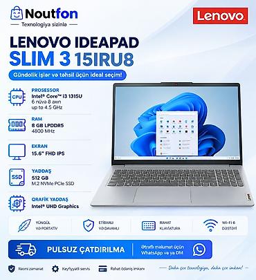 lenovo lp3 pro: Yeni Lenovo IdeaPad, 15.6 ", Intel Core i3, 512 GB — 1