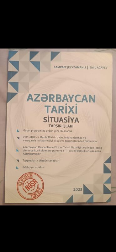 anar isayev azerbaycan tarixi: Salam Azərbaycan tarixi situasiya kitabı təzədir heç işlənməyib