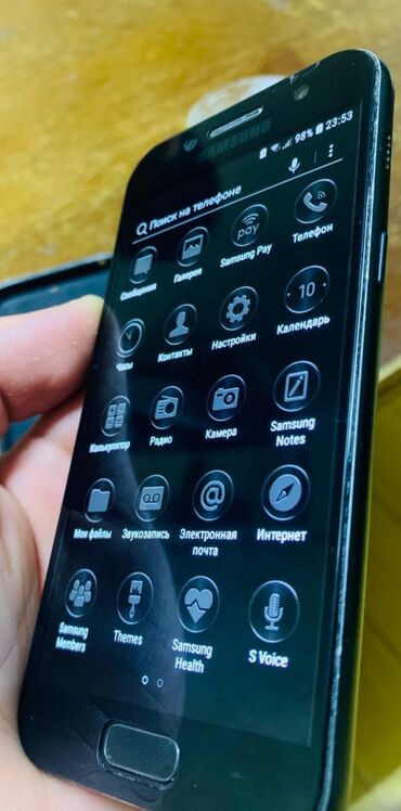 a3 samsung: Samsung Galaxy A3 2017, 16 GB, rəng - Qara, Barmaq izi