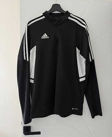 фирменные adidas: Мужской спортивный костюм, M, L, Adidas, Б/у, цвет - Черный — 1
