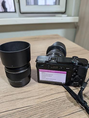 обьект: - Камера Sony Alpha a6000 с китовым обьективом Sony 16-50mm f/3.5-5.6 — 1