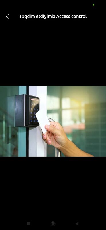 Təhlükəsizlik sistemləri: Her nov kameralrin turniket şlaqbaum və yanğın sistemlərinin — 20