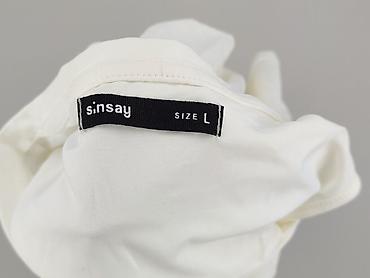 born2be biale buty: Sinsay, Top damski, rozmiar L — 4