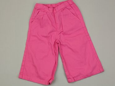 krótkie materiałowe spodenki: Material trousers, 3-4 years, 98/104, condition - Perfect