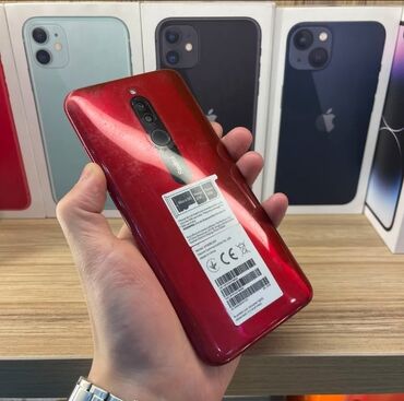 чехии: Redmi, Redmi 8, Колдонулган, 32 ГБ, түсү - Кызыл, 2 SIM