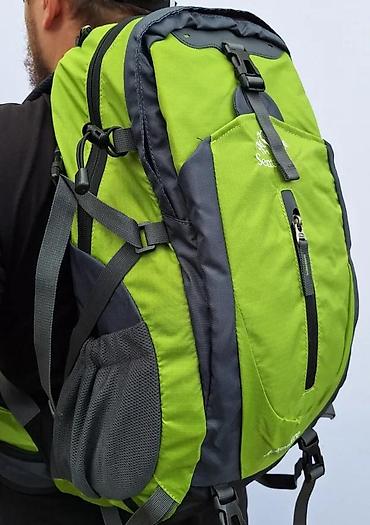 Sportske torbe i rančevi: Planinarski ranac Sentman Adventure 40L – zeleni/sivo-crni - — 8