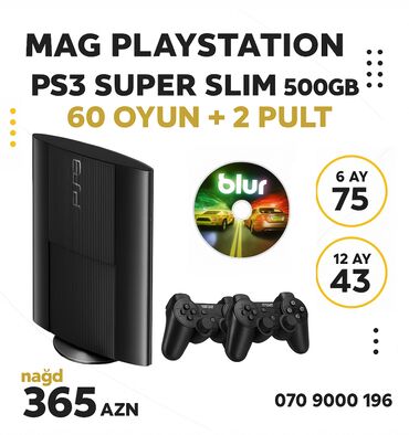 видеорегистратор 3 в 1: MAG Playstation müştərilərinə nağd vəya kredit ile Sony Playstation 3