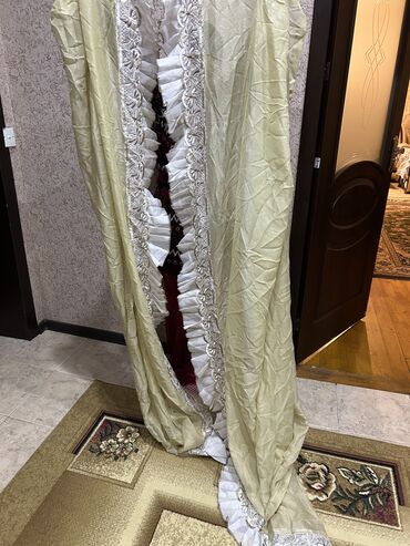 Pərdə və tüllər: Pərdə dəstləri - Şəkillərdə bir neçə fərqli model pərdə təqdim — 5