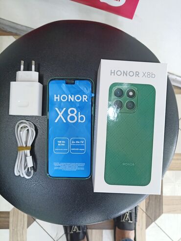 honor 7x: Honor X8 5G, 256 GB, rəng - Yaşıl, Sensor, Barmaq izi, Face ID
