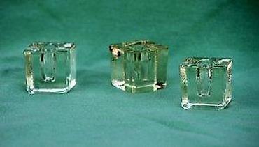 Sveće i svećnjaci: Tri mala staklena svećnjaka - Scandinavian design. Scandinavian — 6