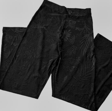 moderne pantalone za punije dame: M (EU 38), Visok struk, Zvoncare