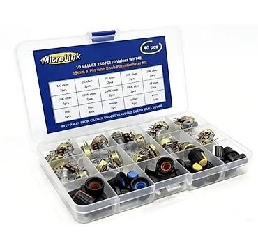 kvake: POTENCIOMETRI SET OD 20KOMDA | Set potencimetara od 20kom — 1