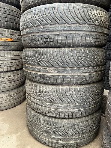 Шины 235 / 45 / R 18, Зима, Б/у, Комплект, Легковые, Michelin