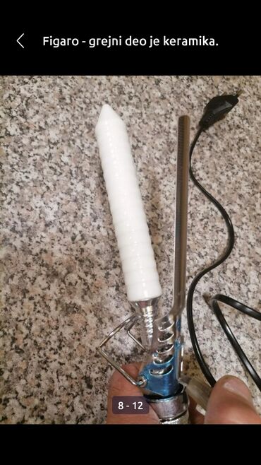 Figaro za kosu: Figaro sa keramičkim grejnim delom
Pogodan za lokne
 Mirjevo — 10