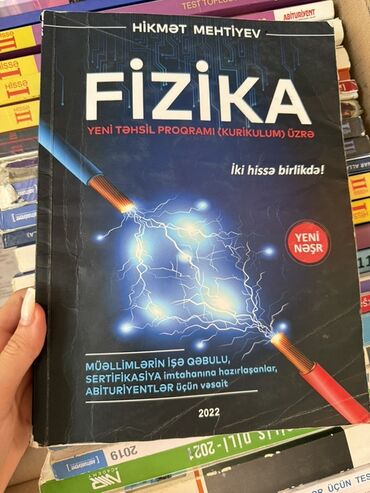 fizika 6 cı sinif testlər: Fizika 11-ci sinif, 2022 il, Pulsuz çatdırılma