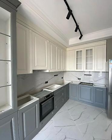 Кухонные гарнитуры: Кухонный гарнитур, Новый, цвет - Серый, ДСП, Бесплатная доставка — 7