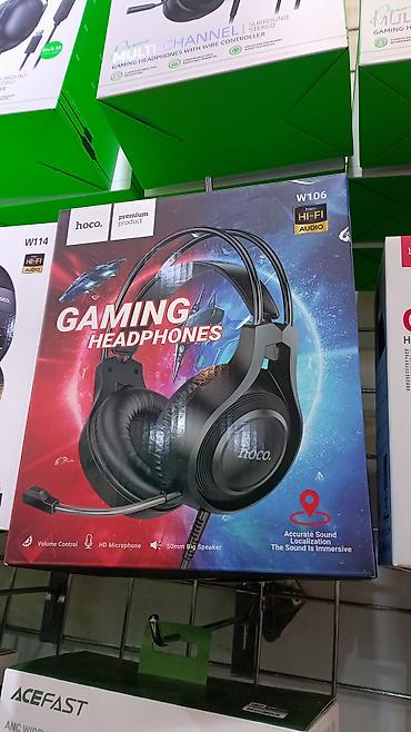 qulaqciq bluetooth: Hoco Gaming Qulaqlıqları – Hi‑Fi səs, oyun üçün dizayn Model: Hoco — 1