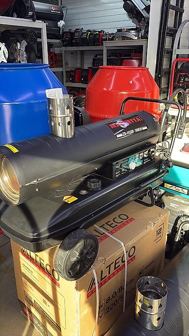 Тепловые пушки: Тепловая пушка Дизельная, 500 Вт, Вентиляция без обогрева, Термостат, Регулировка воздушного потока — 7