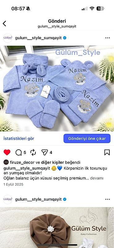 mavi bodilər: Uşaq dəsti, Uniseks, 0 - 3 ay — 3