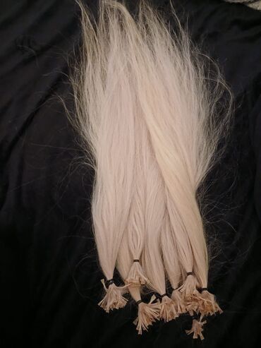 Təbii saçlar, pariklər: Sac satilir. tebii. uzunluq 70 sm wekildeki kimidi. qivirciq — 10