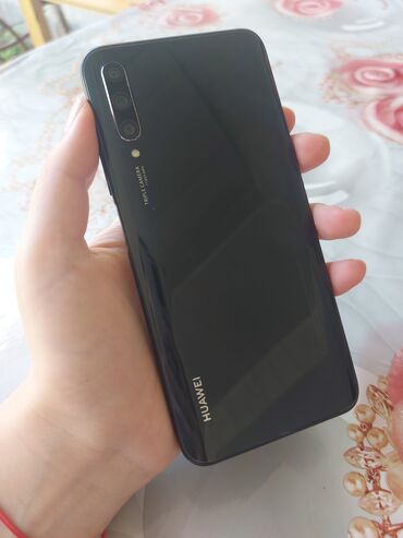 дисковый телефон: Huawei Y9s, 128 ГБ, цвет - Черный, Отпечаток пальца, Две SIM карты, С документами