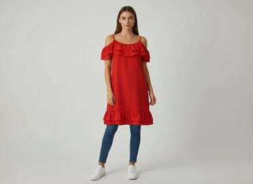 żółta sukienka zara: Women`s dress, size S