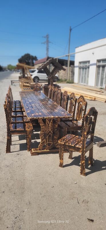 nardaranda bag evleri kiraye: Yeni, Künc masa, Açılmayan, Stullar ilə, Taxta, Almaniya