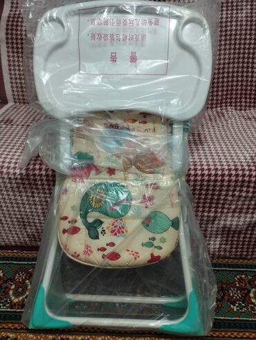 страитеьный фен: Стульчик для кормления, Другой бренд, Металл, Другой вид, цвет - Белый